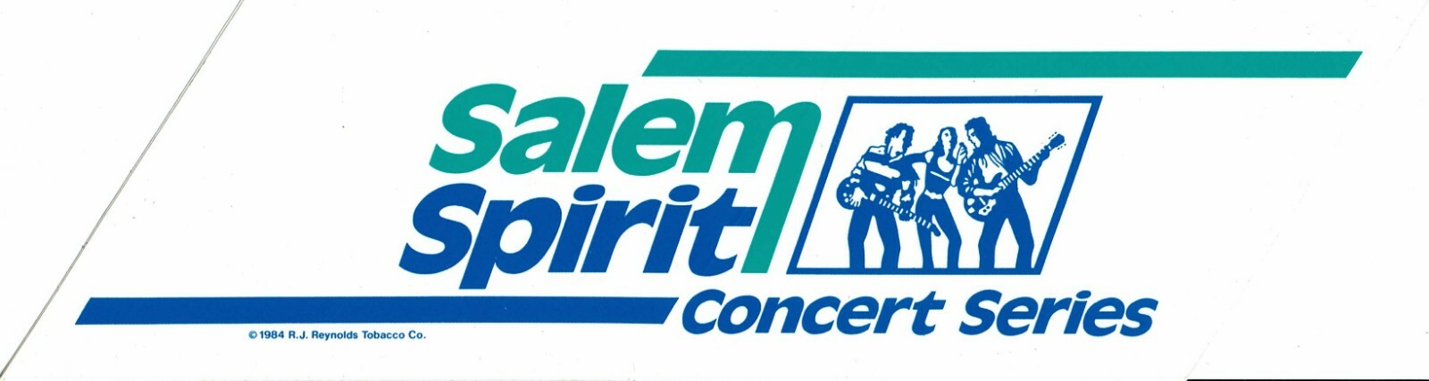 Salem Spirit Concert Series Bumper Sticker NOS 1984