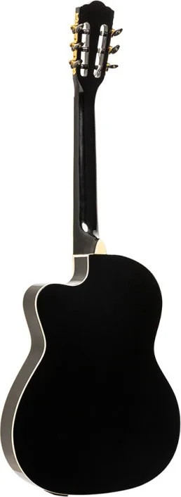 SCL60 cutaway acoustic-electric classical guitar with B-Band 4-band EQ, black