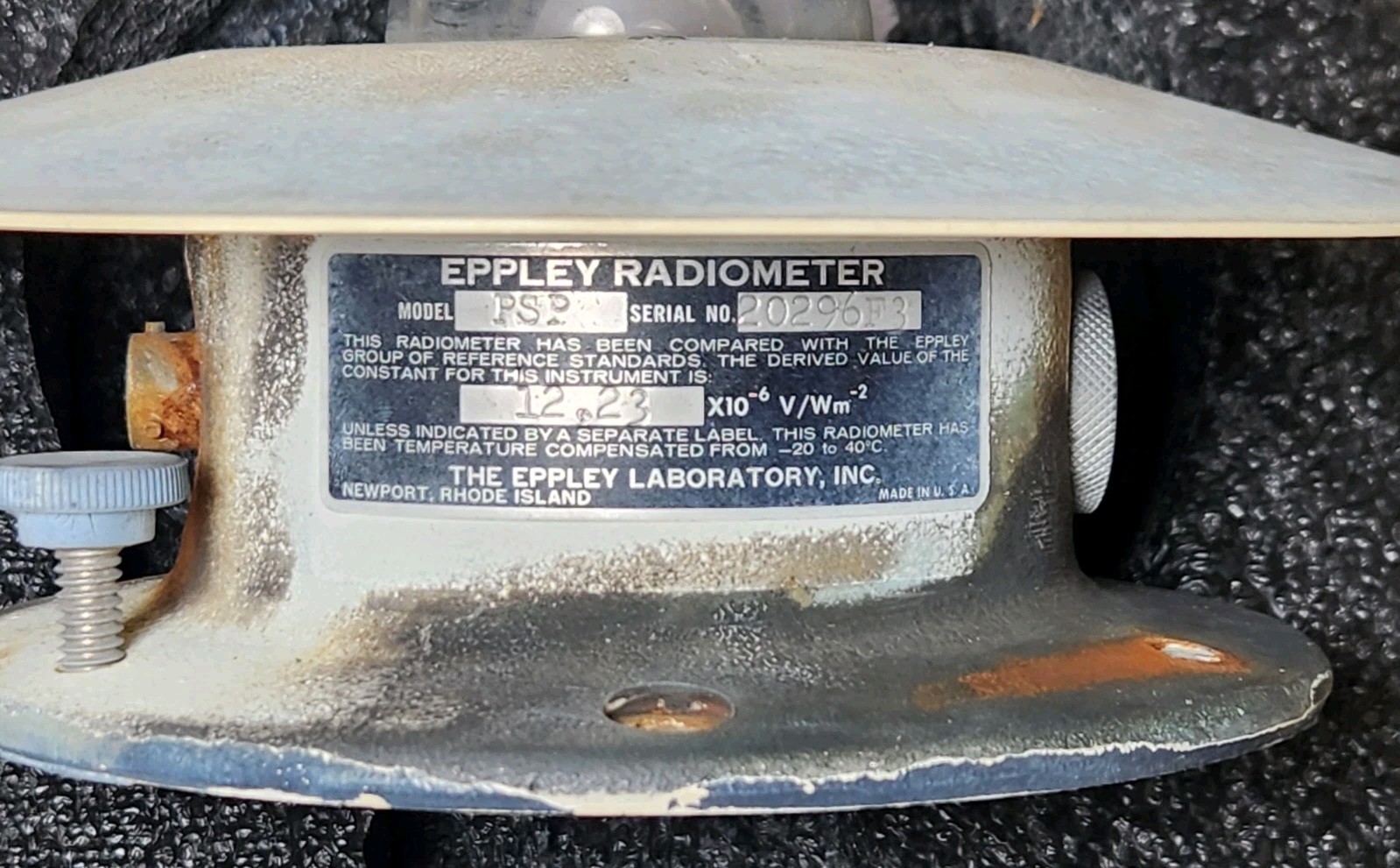 EPLAB Eppley Precision Spectral Pyranometer Model PSP With Case SN 20296F3