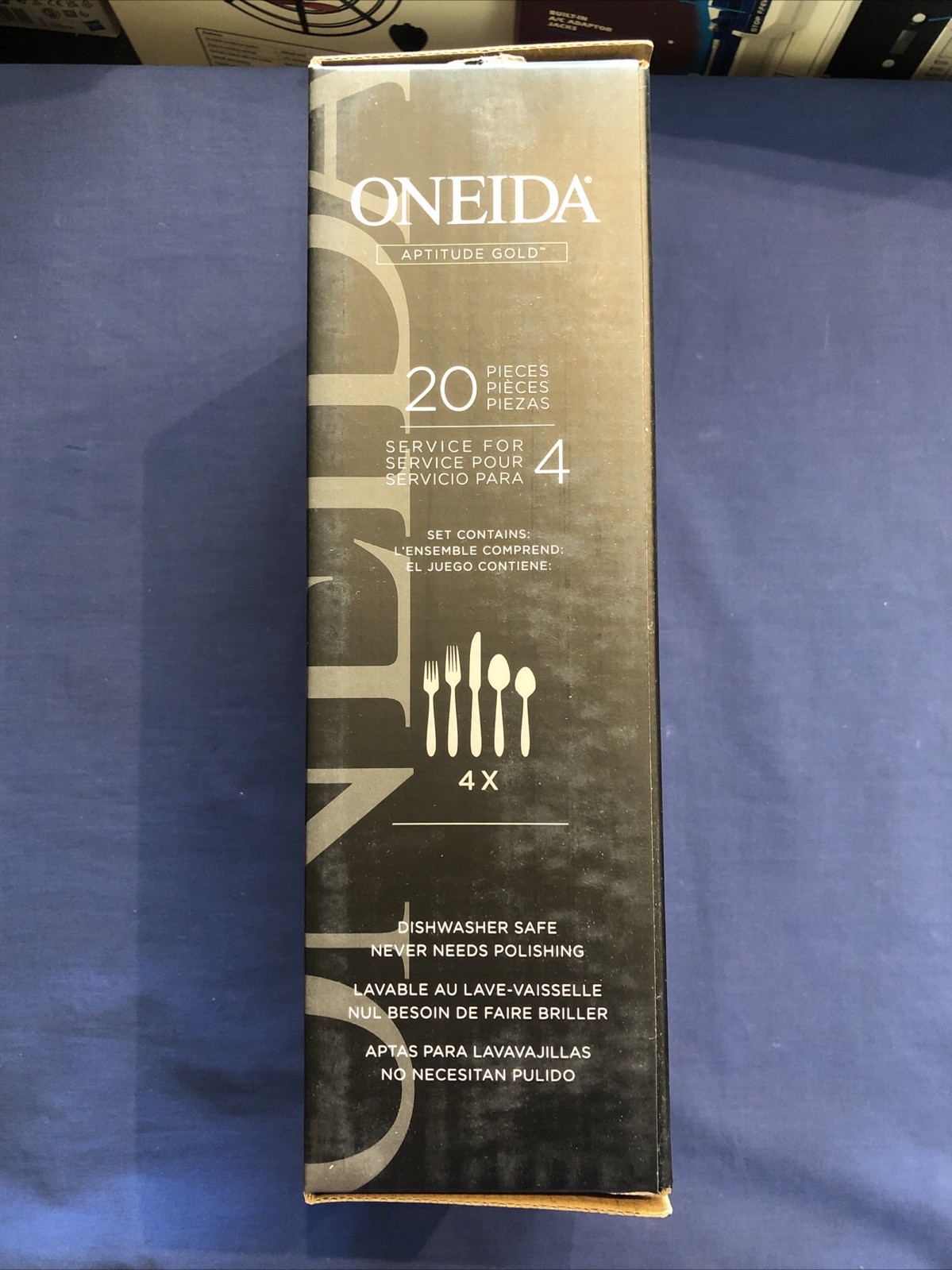 Oneida Aptitude Gold 20 Pieces Rust Resistant