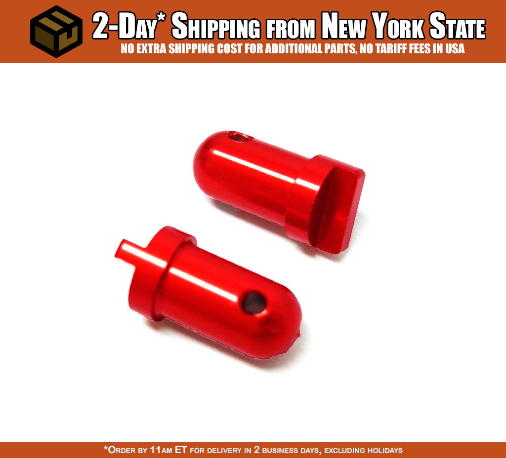 CNC Aluminum Front Radio/Servo Box Mounting Pins (set of 2)