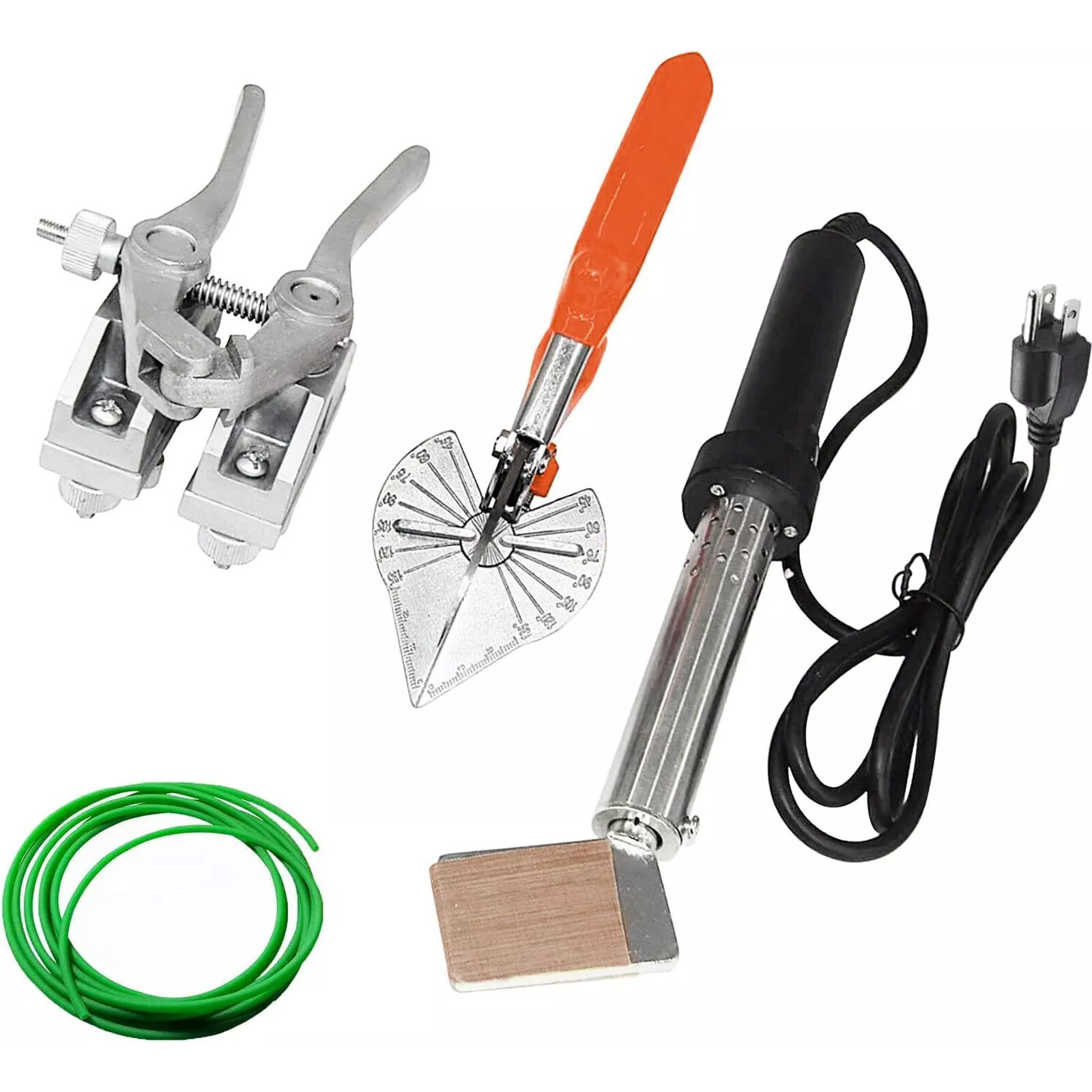PU Round Belt Welding Machine Connector 110V/220V with Electric Soldering Iron2u
