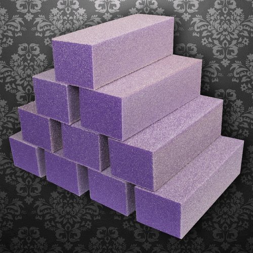 Dixon Buffer Block 3 Way Purple White Grit  60/100 (Pack of 10)