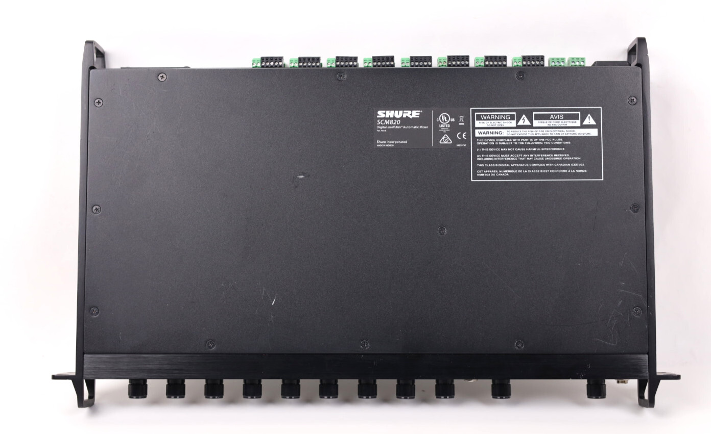 Shure SCM820 8 Channel Digital Automatic Mixer p883