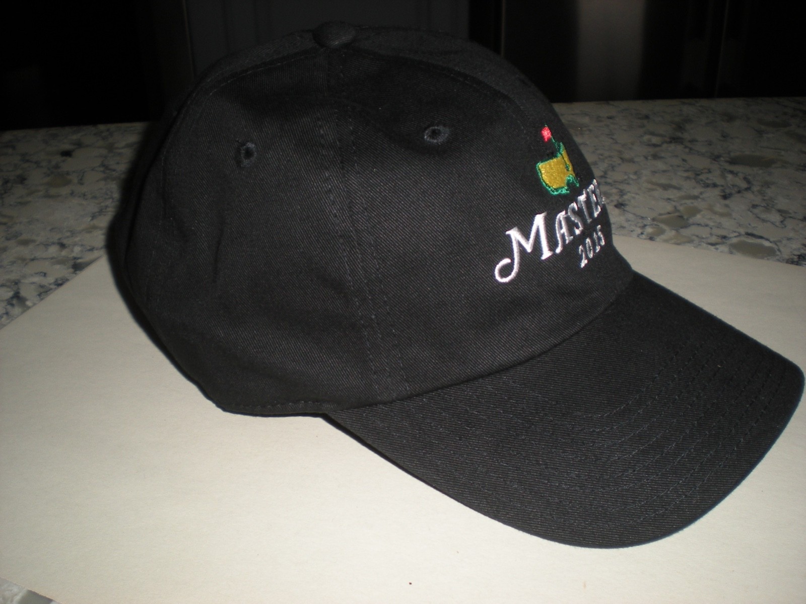 Masters 2015 Championship Black Golf Hat/Cap Adjustable NWOT