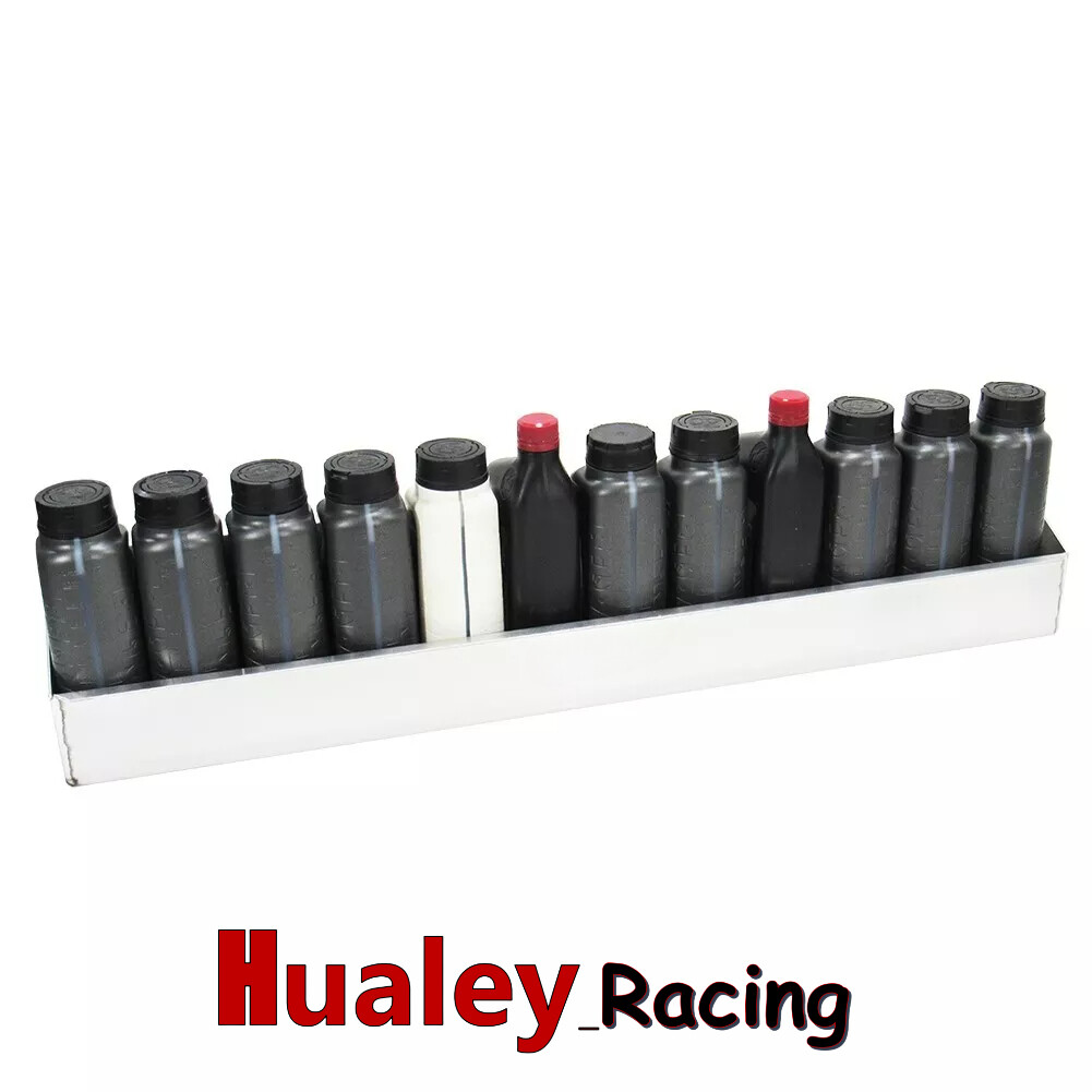 Caddy organizer trailer garage oil rack storage 12 quart bottle