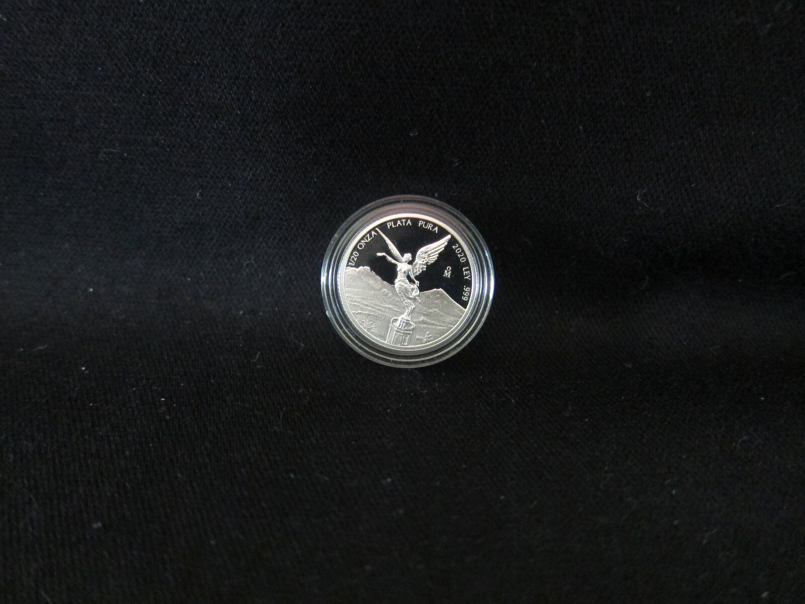 2020 Mexico Libertad 1/20 oz. Silver EXTREMELY LIMITED Capsuled Proof AG-47 Coin