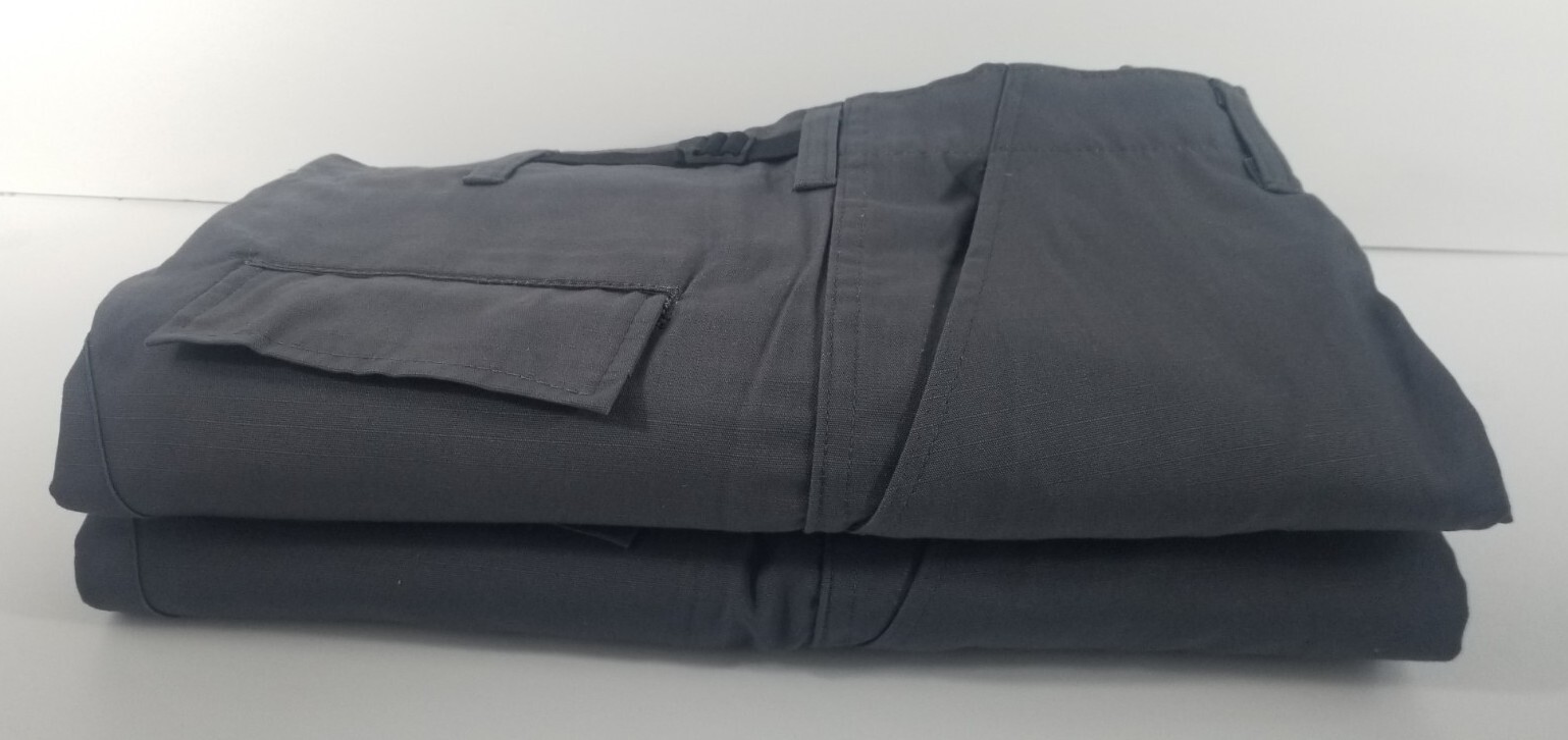 2 Men's Gray Blue Cargo Pants Military Work Uniform USA 31/35 x 32.5 Med Long