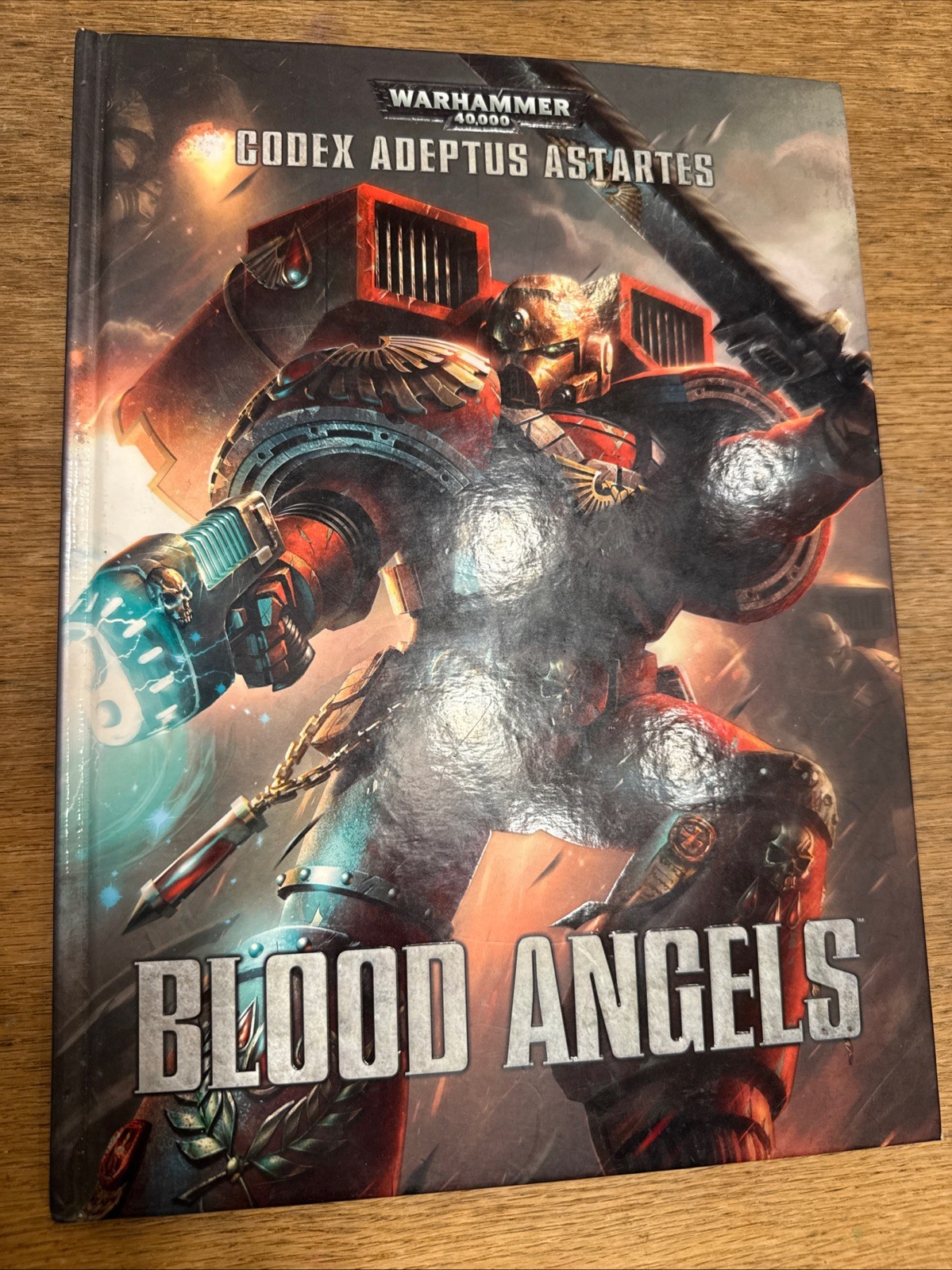 Warhammer 40k Codex Adeptus Astartes Blood Angels 2014 Hardcover Book - VG