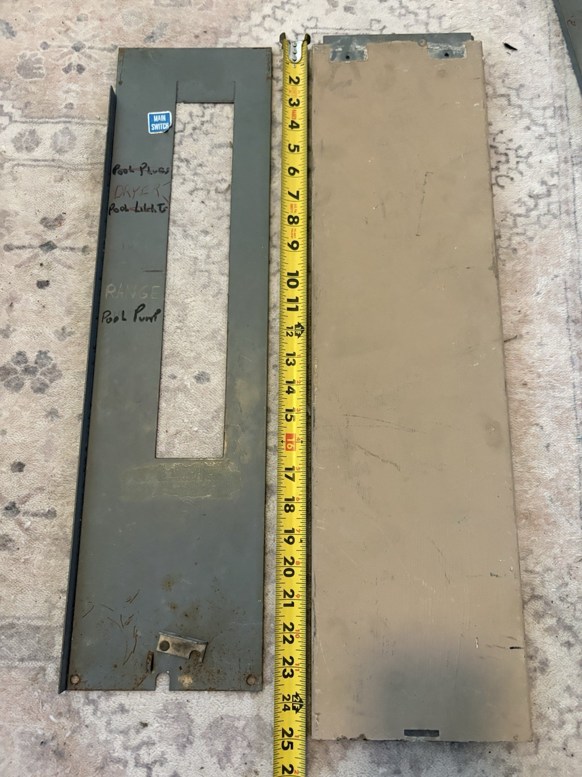 Electrical Panel Cover And Dead Front
