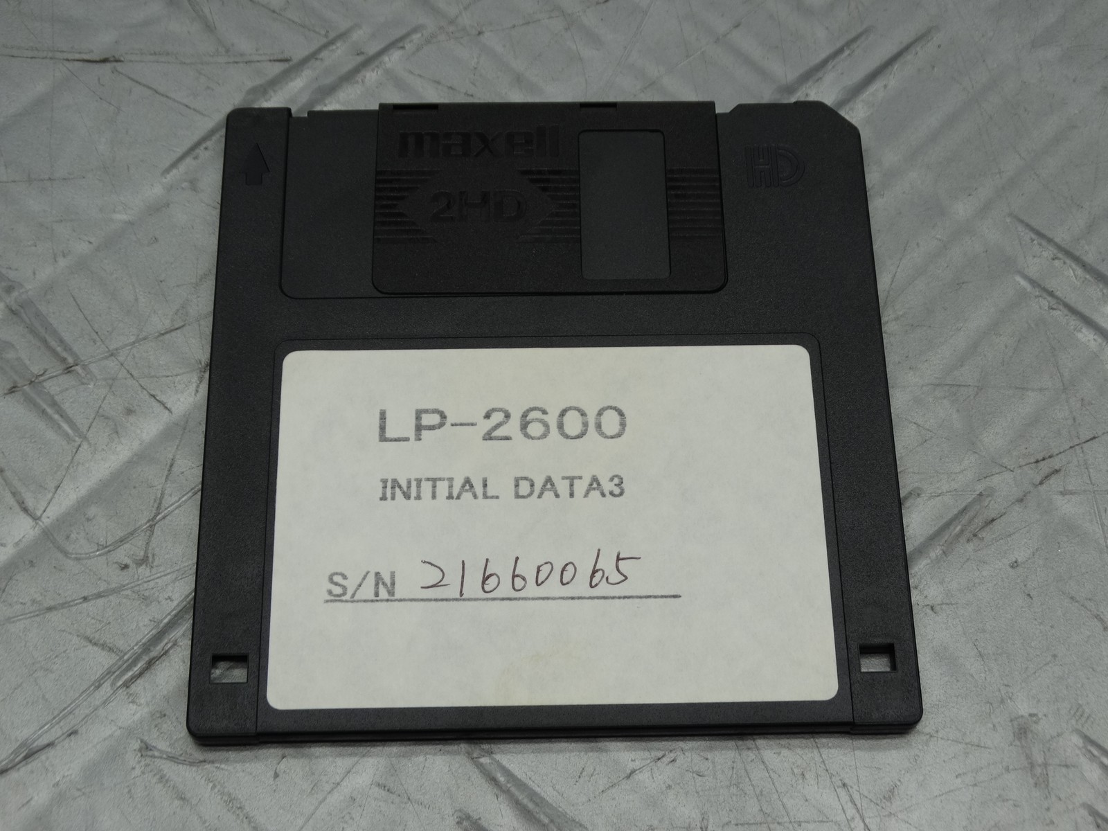 Noritsu Laser Printer LP-2600 Initial Data3 Floppy Disk Authentic