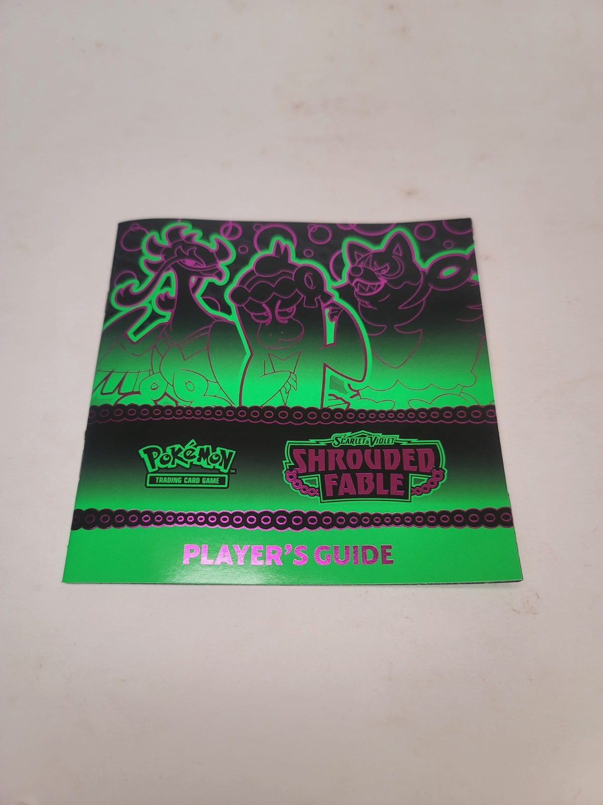 Shrouded Fable Player's Guide - Pokemon TCG Elite Trainer Box Booklet