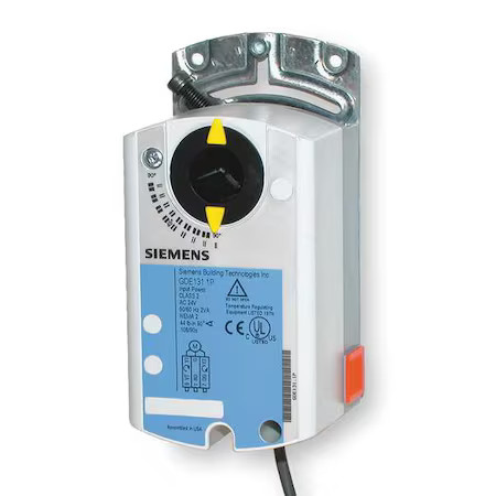 Siemens Gde161.1P Electric Actuator, 44 In.-Lb., Modulating