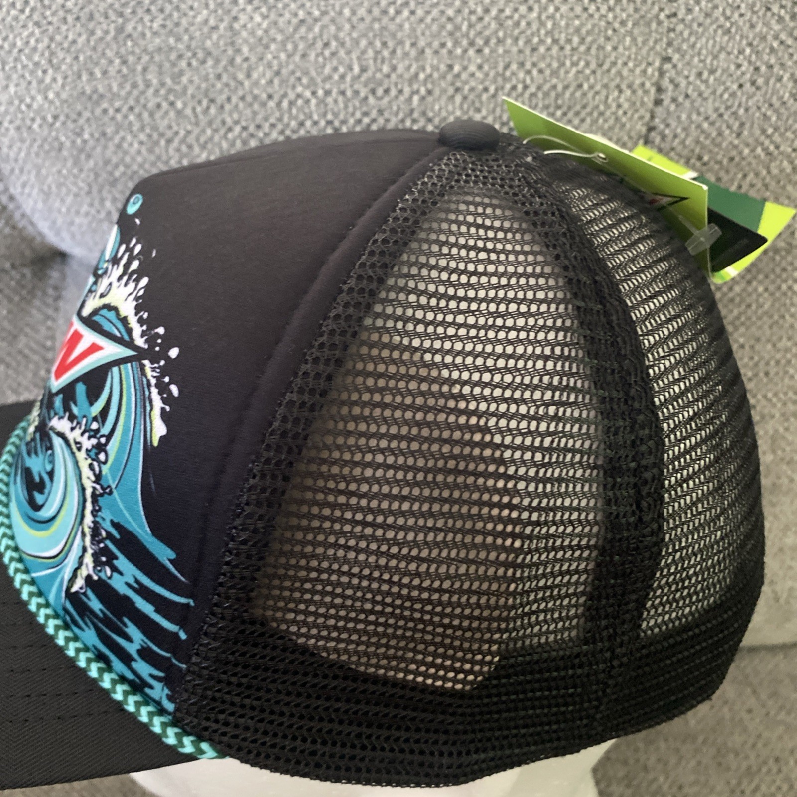 Mountain Dew Baja Blast Big Waves Trucker Hat Multi-Color