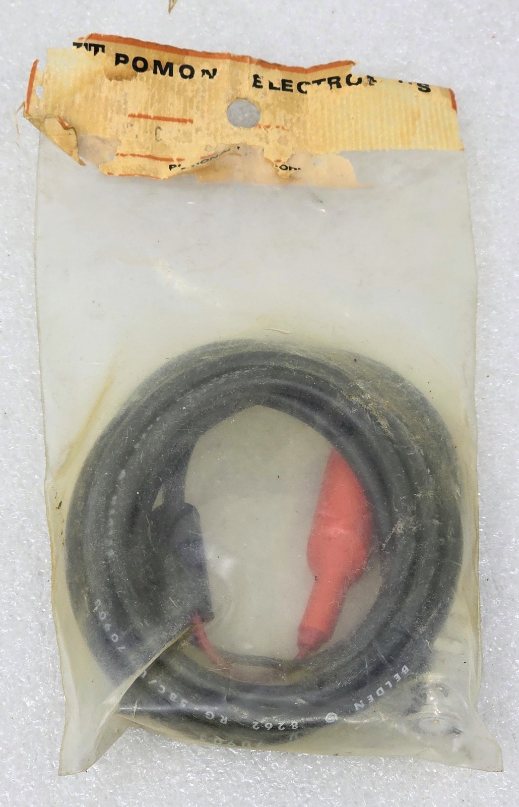 Pomona AL-C-UHF-18 Belden 8262 Cable RG-58 C/U 70903 - BNC Male to 2x Alligator