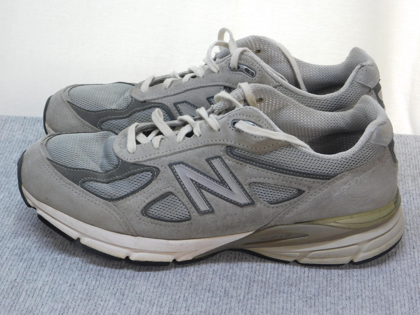 New Balance Shoes Mens 10.5 US Gray 990v4 M990GL4 Suede Mesh EE Made In USA