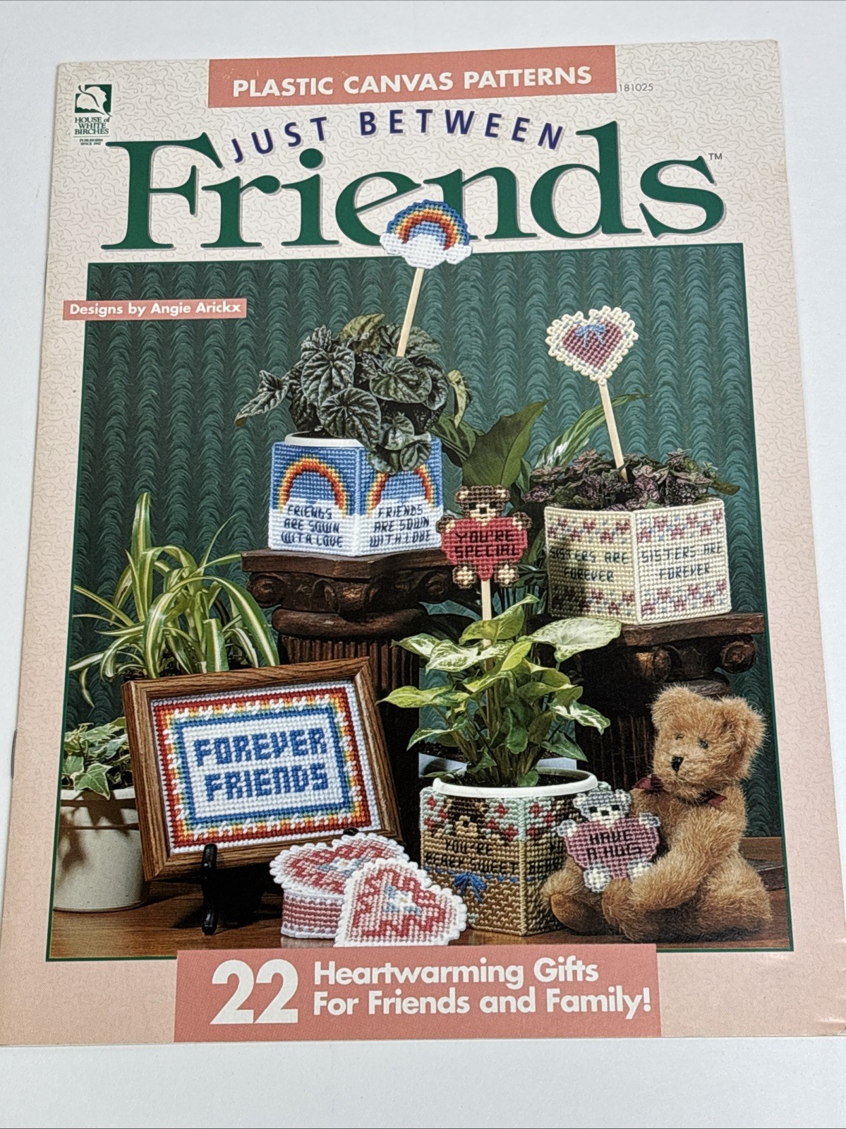 House of White Birches Just Between Friends 22 Projects Plastic Canvas Pattern