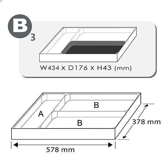 TOPTUL 0XTGAAT1602 Trolley Tool Insert