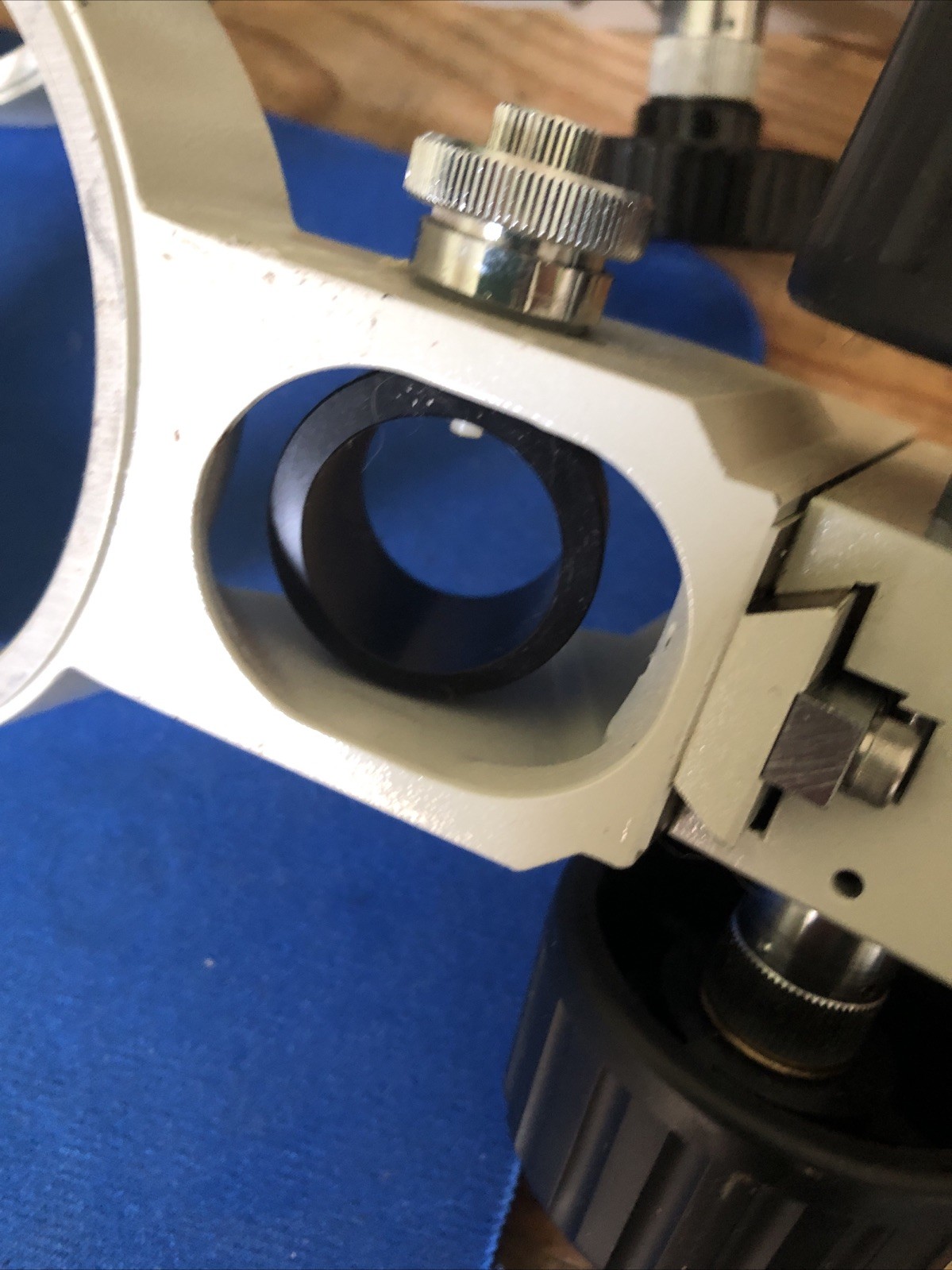 Pair Stereozoom Focusable 85mm Microscope Mount for 20mm Post 25mm Lamp Holder