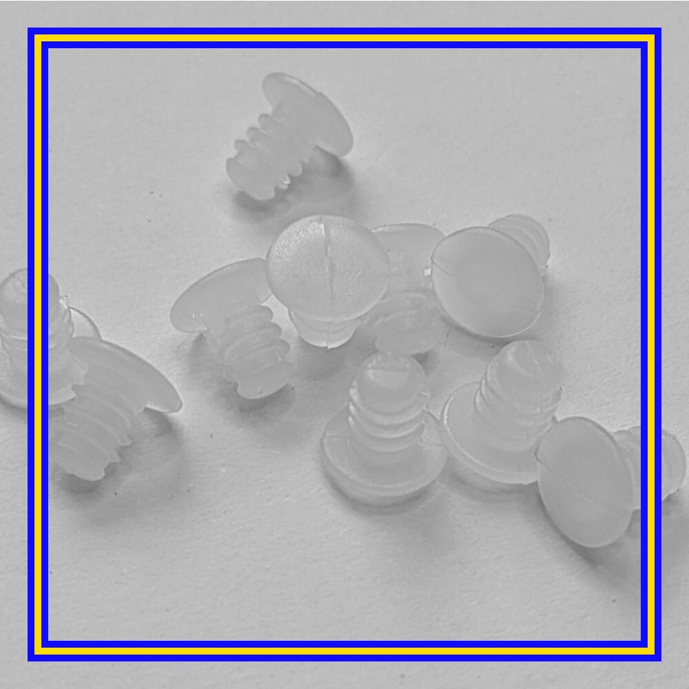 115339 X 10 IKEA Small Plastic Bungs/ Plugs/ Fillers, in White