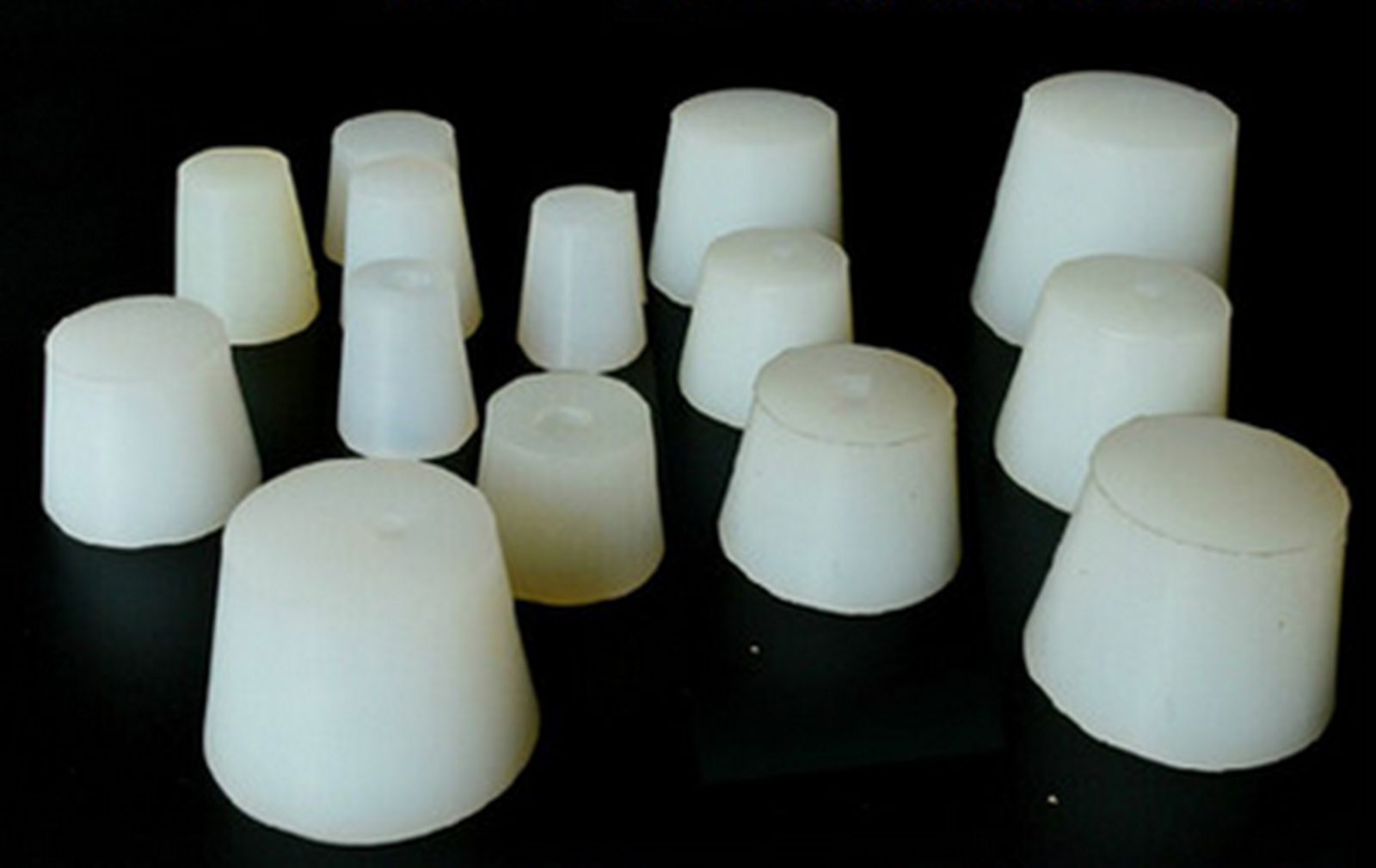 New 5pcs Food grade solid silicone stopper No hole  Solid
