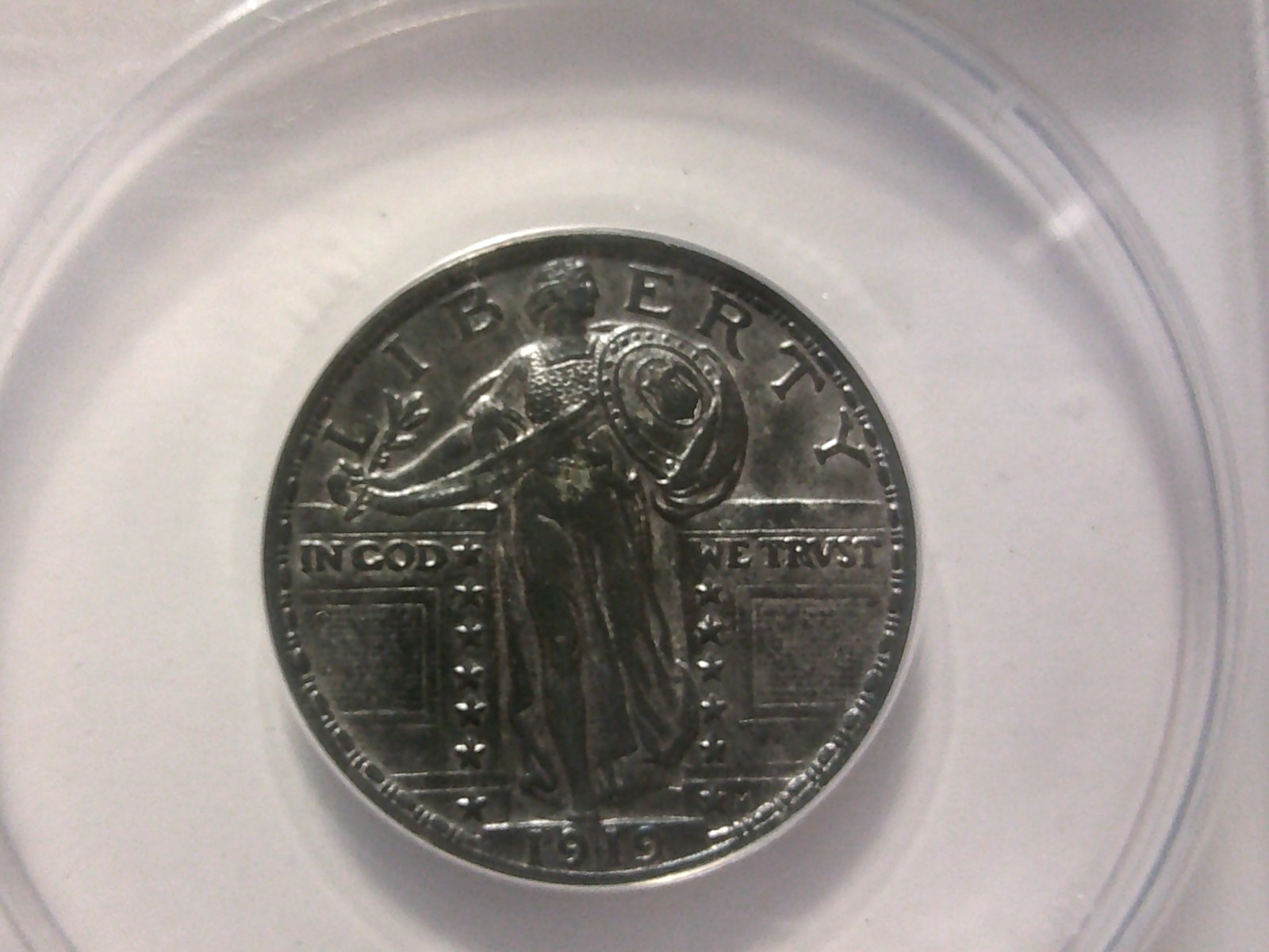 1919-P Standing Liberty Quarter AU-53 ***FULL HEAD***