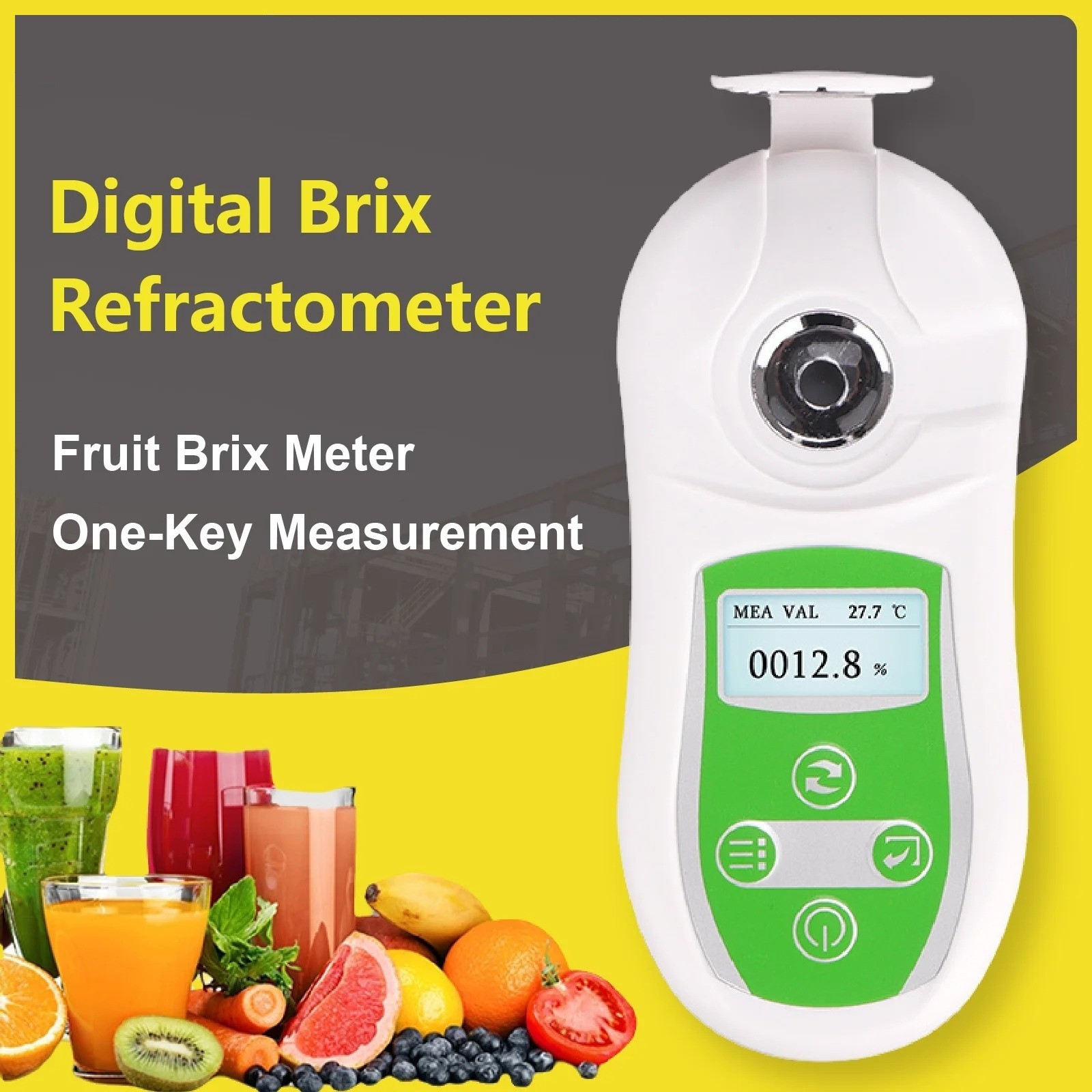 Digital Refractometer PAL-103 Handheld Brix Meter Sugar Tester Fruit Contents
