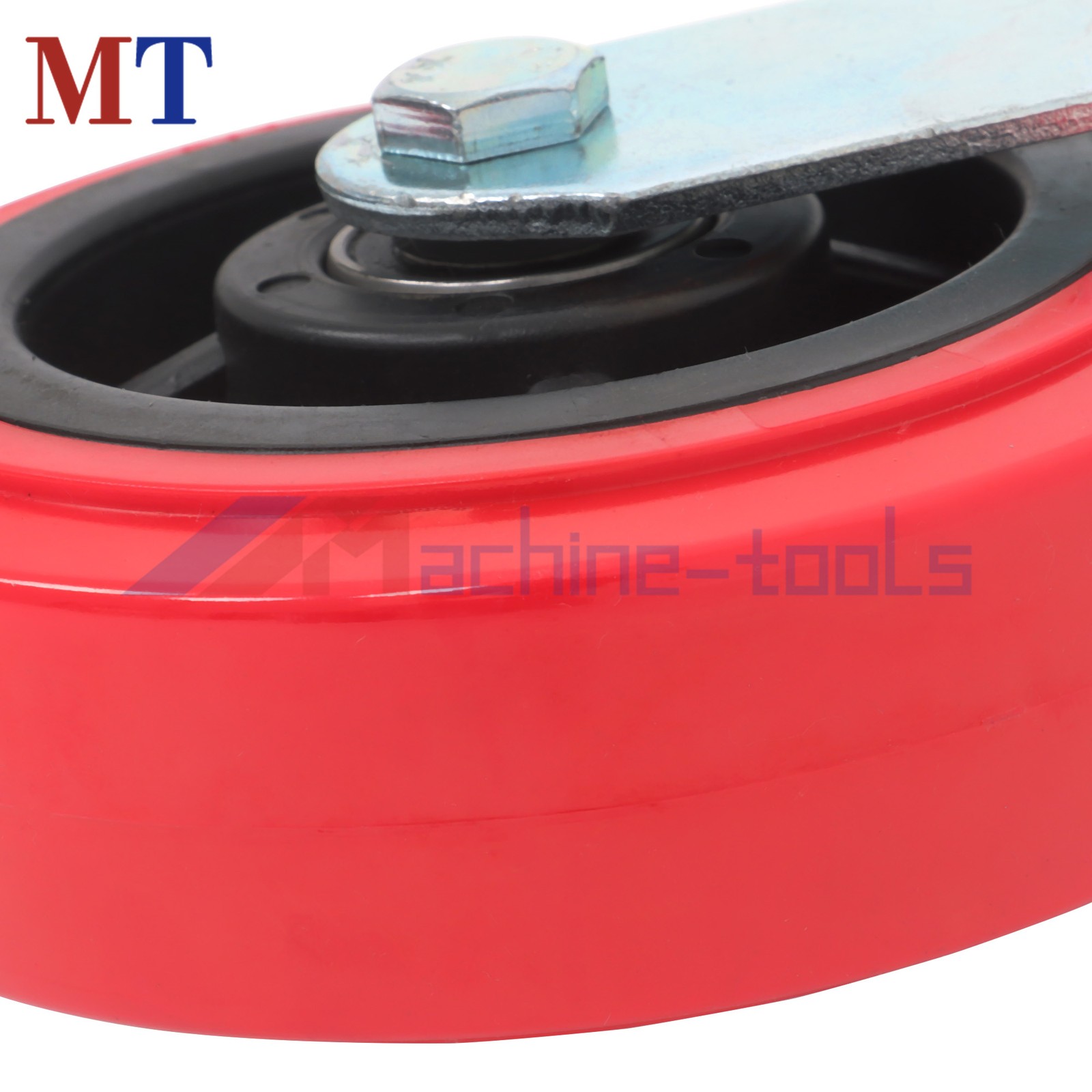 4 Pack 4000Lbs Load Capacity Polyurethane Heavy Duty 6 Inch Swivel Caster Wheels