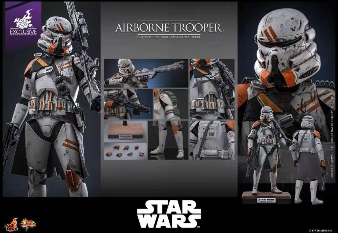 New in stock Hot Toys MMS794 Star Wars AIRBORNE TROOPER 212th ATTACK BATTALION