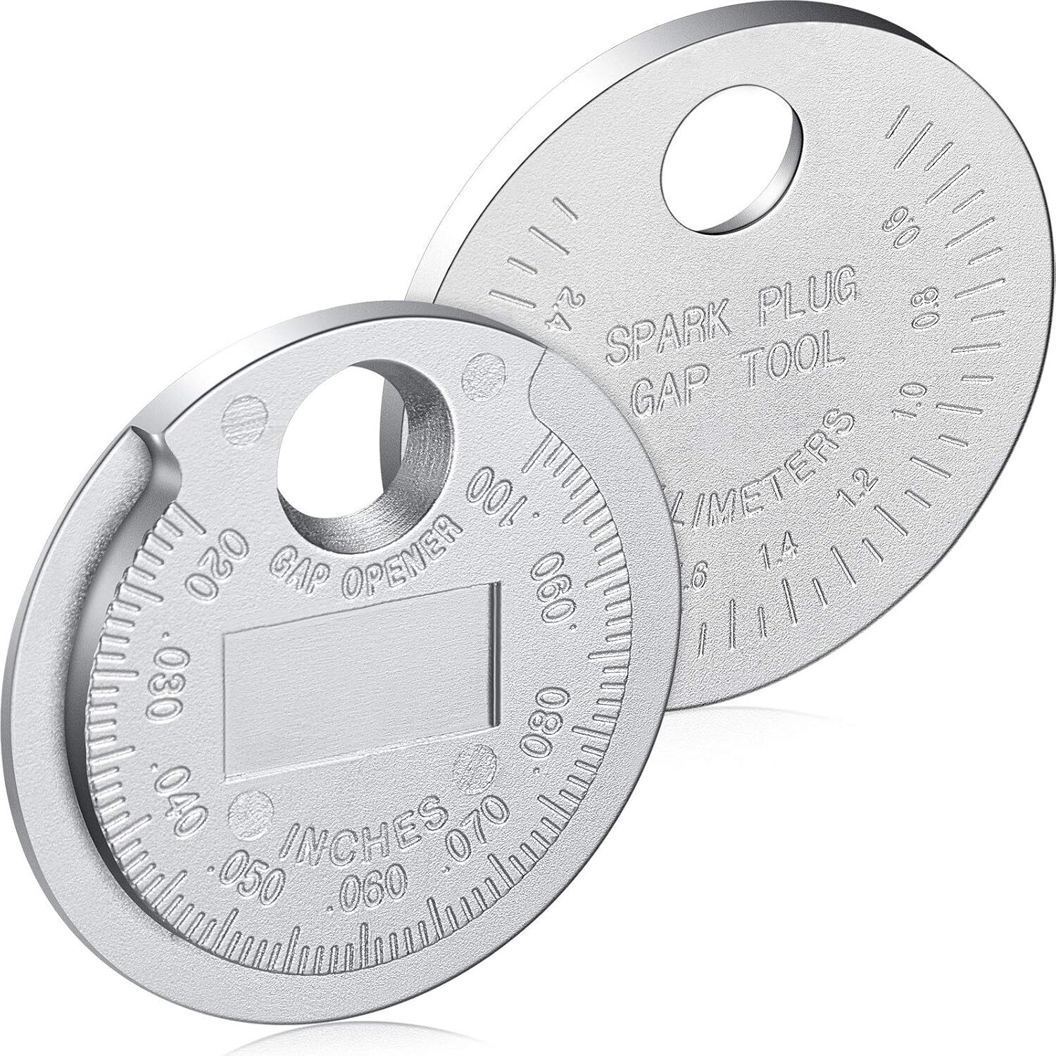Spark Plug Gauge Measuring Tool Wire Gapper Scaled 0.020 to 0.100 Inch