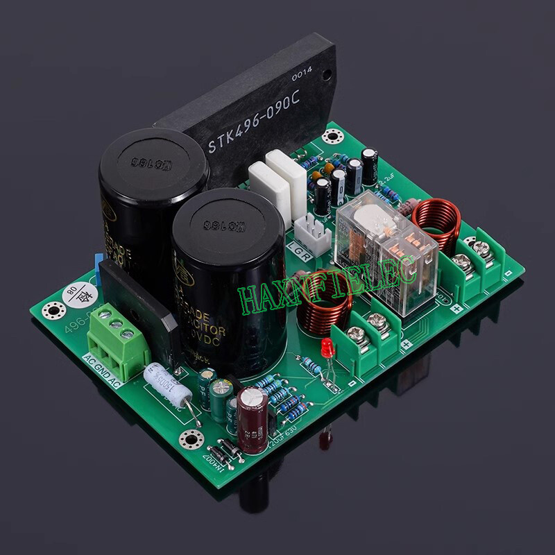STK496-090 Power Amplifier Board 100W+100W Low Distortion High Power AC Dual 24V