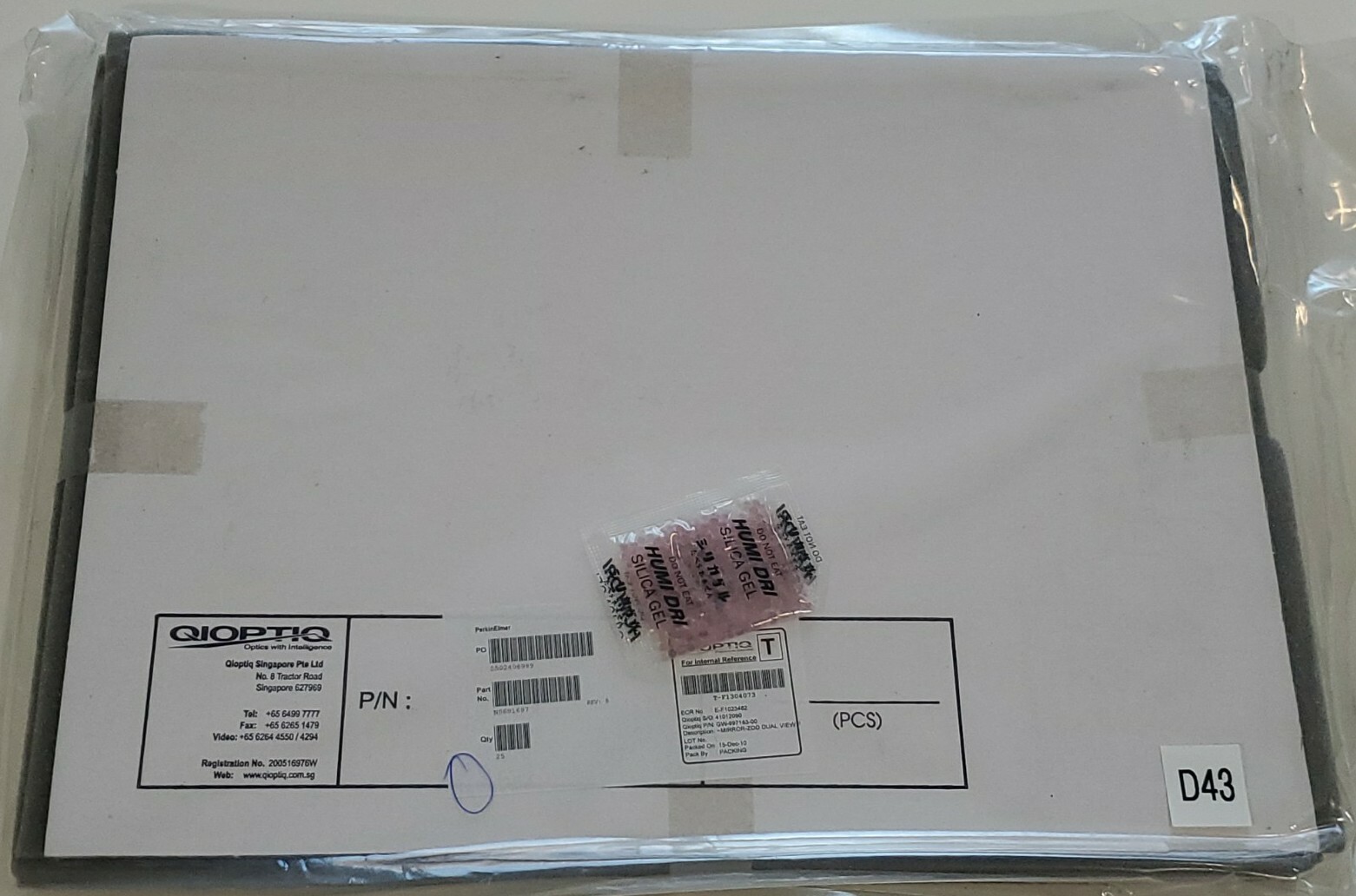 *NEW* Box of 25 Qioptiq Perkin Elmer N0691697 Mirror-ZOD Dual View + Warranty!