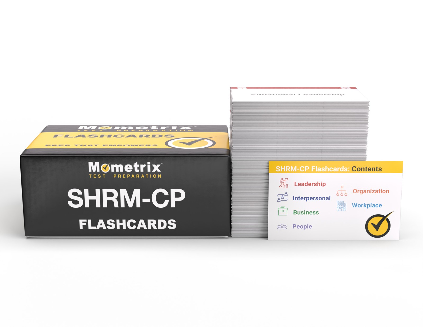 SHRM CP Exam Prep Study Cards (boxed)