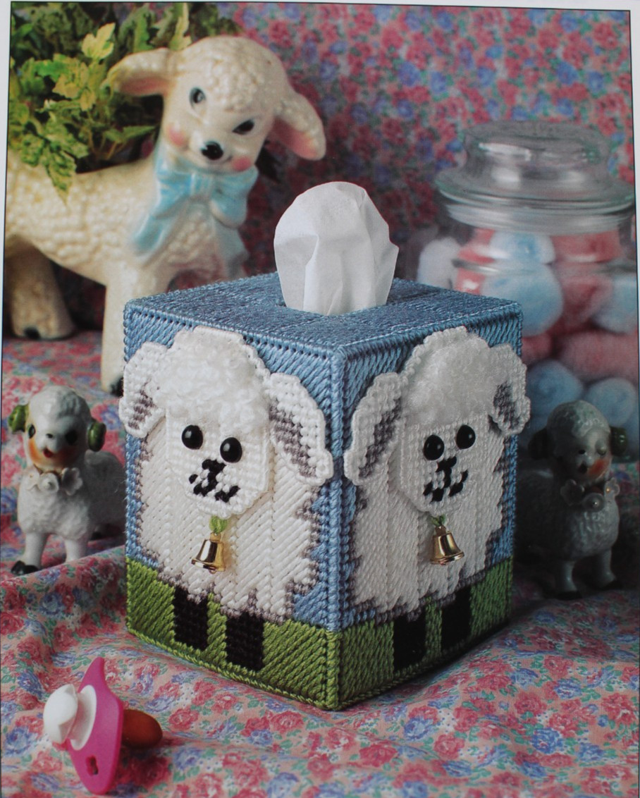 Baby Lamp Tissue Cover Plastic Canvas Patterns Annies Club Home Decor