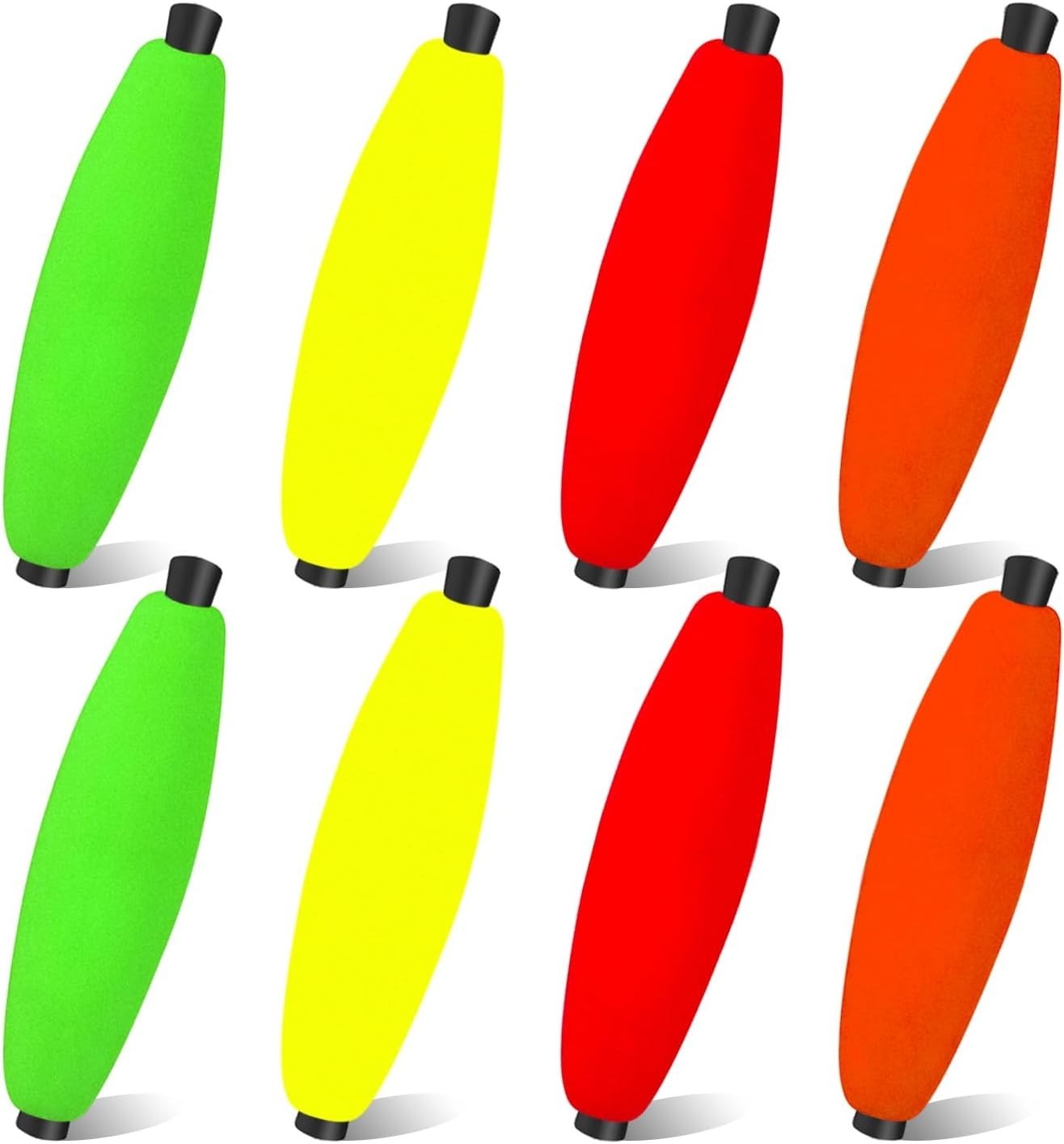 "Peg Floats for Catfish Crappie,Foam Cigar Slip Fishing Corks Bobbers for Santee