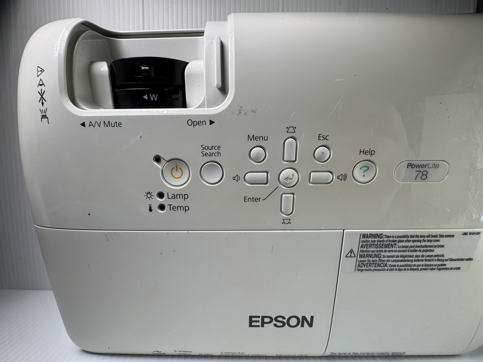 Epson Conference Room Projector/ Power Supply Included