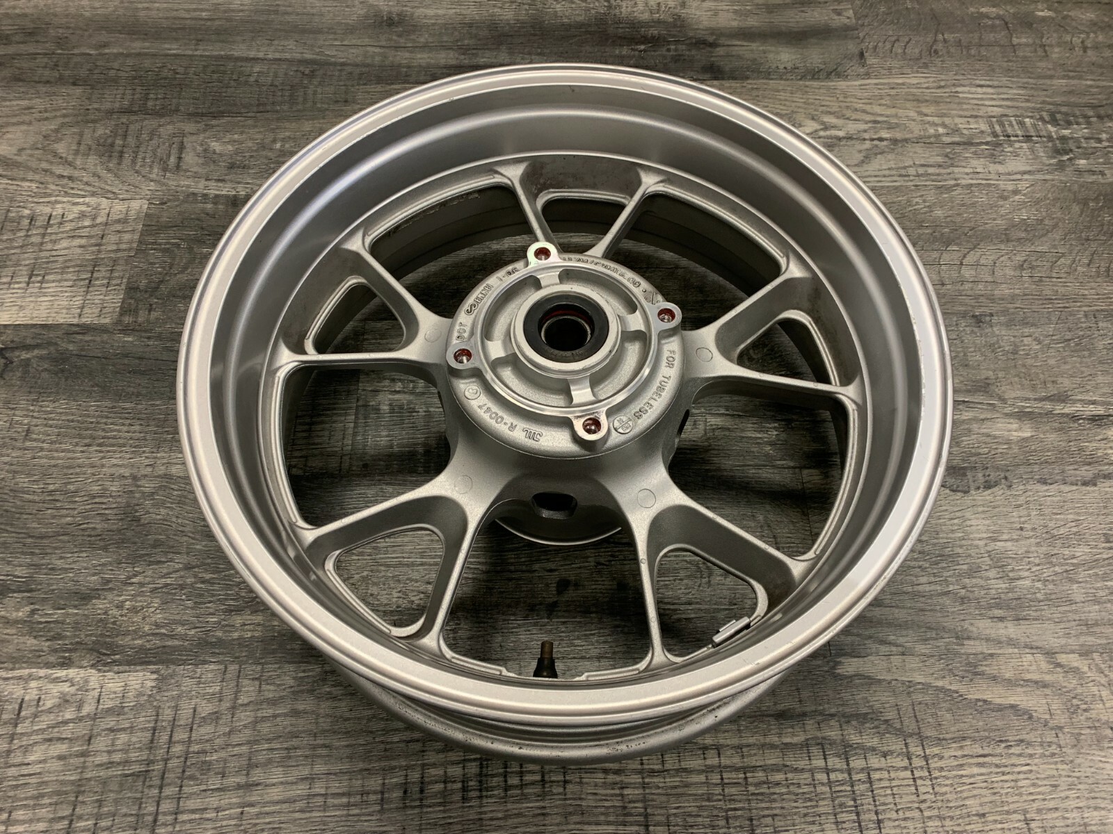 Kawasaki 2006-2011 ZX14 Ninja OEM Rear Wheel Rim #19 - STRAIGHT *