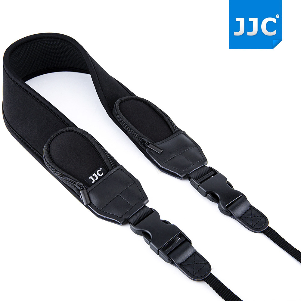 JJC Wide Neoprene Neck Strap with Quick Release for Canon Nikon Sony DSLR Camera