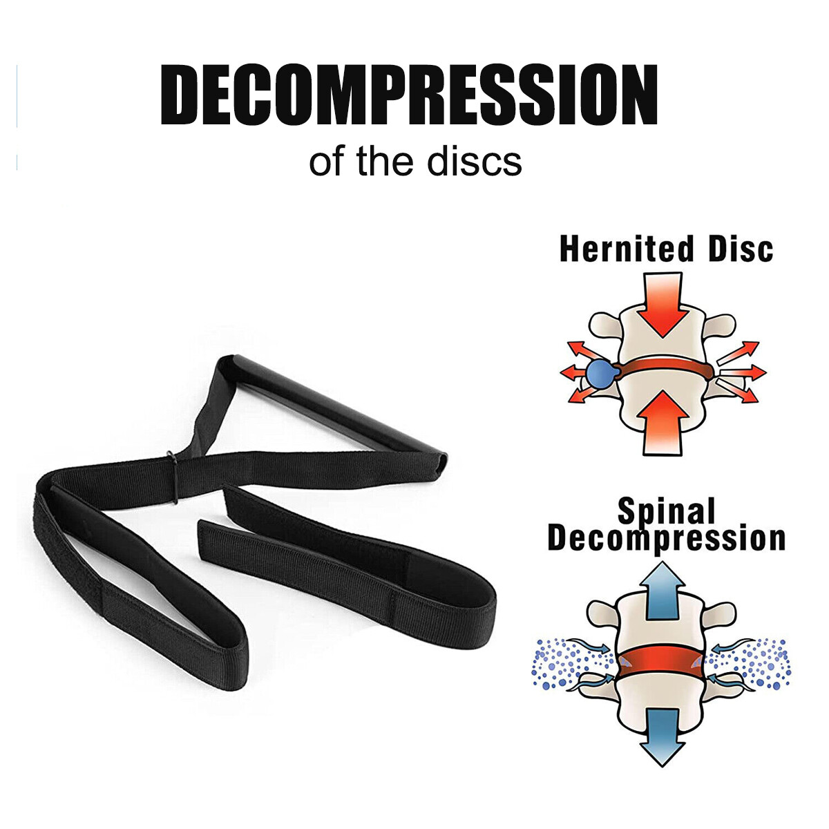 Y-Shaped Spine Chiropractic Decompression Traction Tool Chin Strap Comfortable