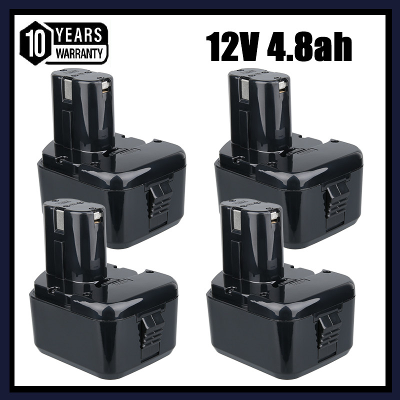 1~4x Pack Battery for Hitachi EB 1212S, EB1214L DB 12DM2, DN 12DYK NICD 12V