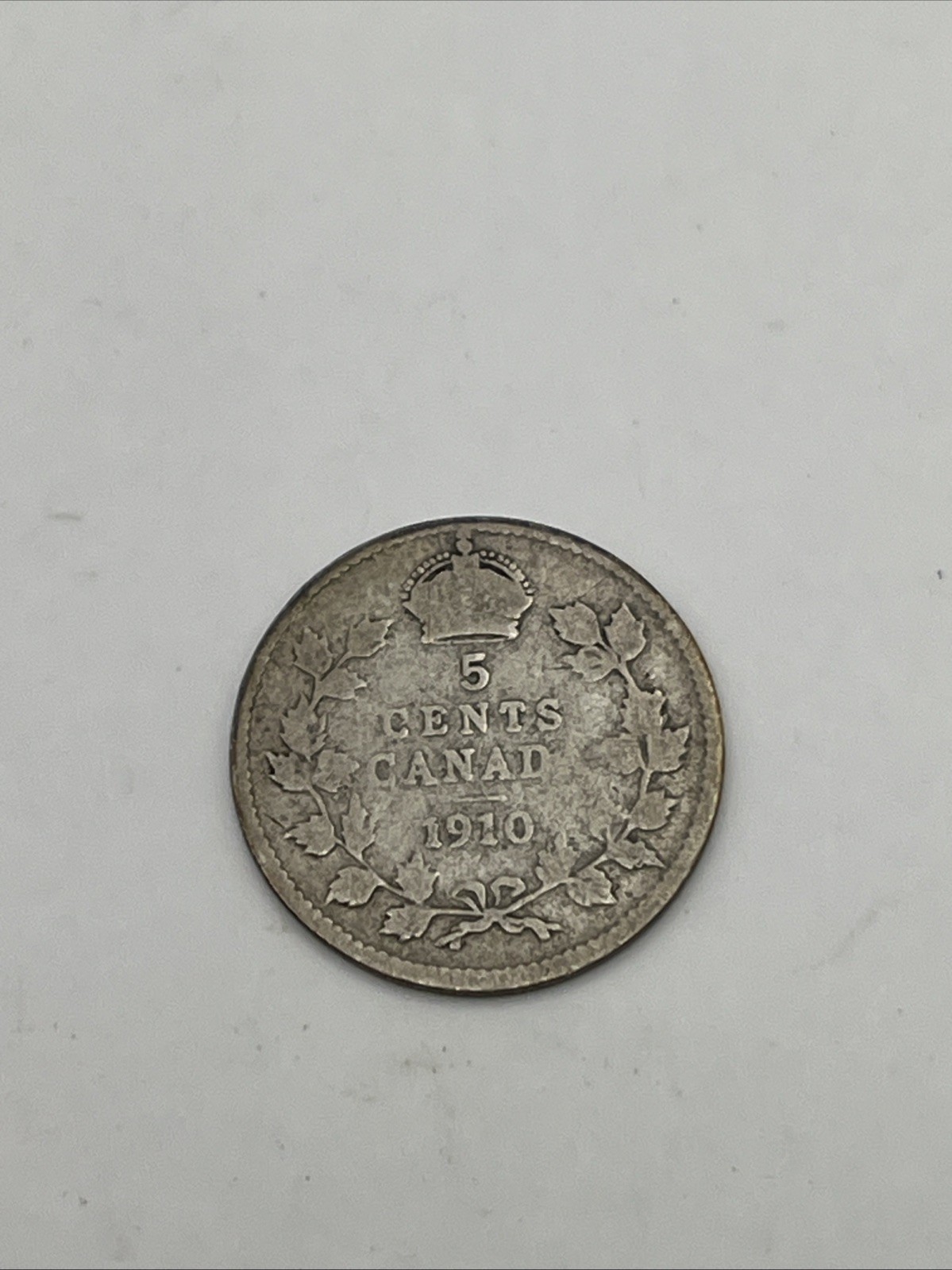 1910 Canada 5 Cents