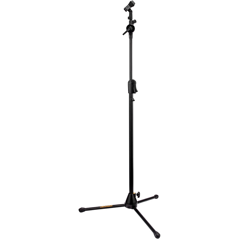 Hercules EZ Clutch Tripod Microphone Stand w/Telescopic Hideaway 2-in-1 Boom Arm