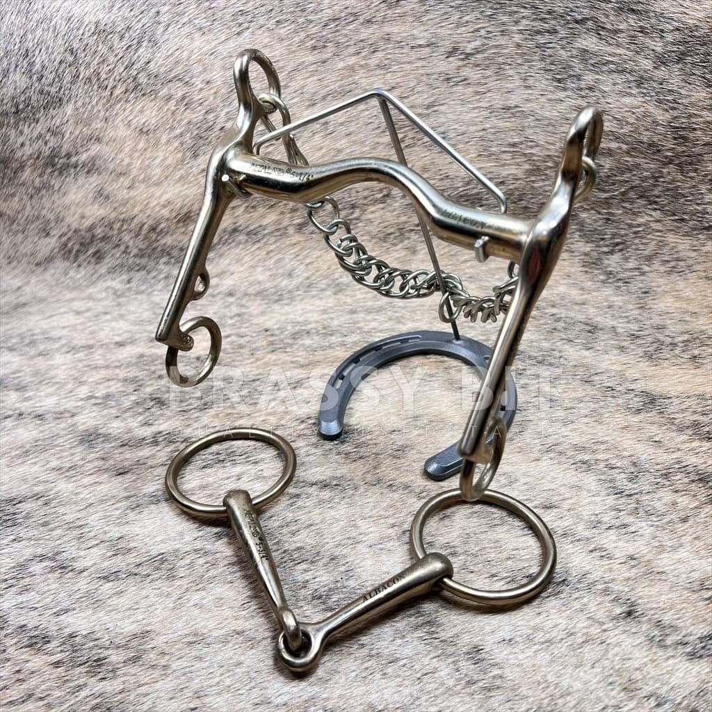 5.25" MetaLab AlBaCon Ported Weymouth & Bradoon Snaffle