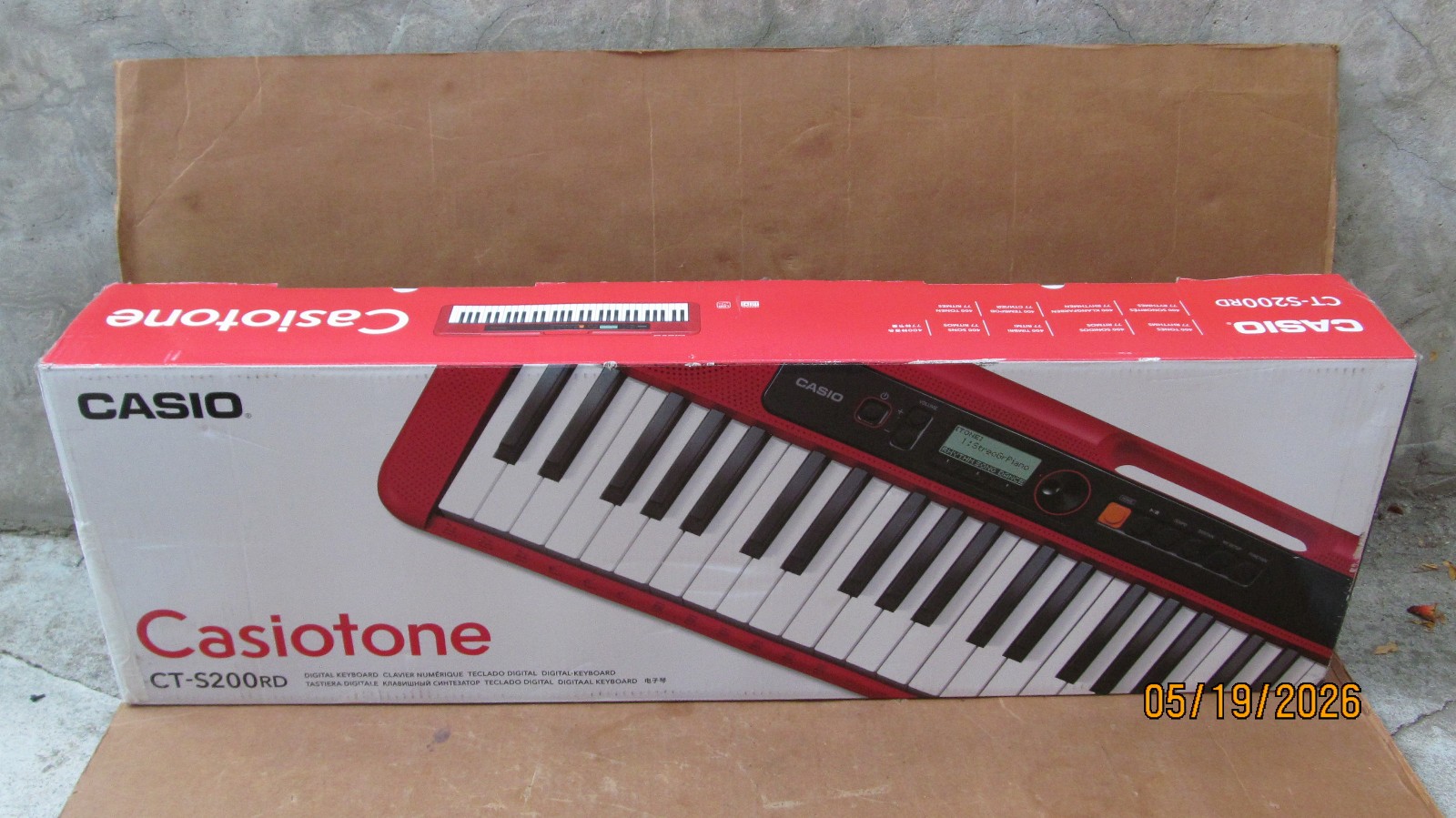 Casio CT-S200RD Casiotone 61-Key Portable Keyboard MIDI