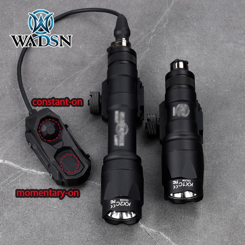 Airsoft M300A M600C M300C M600U Scout Light Flashlight With AXON Pressure Switch