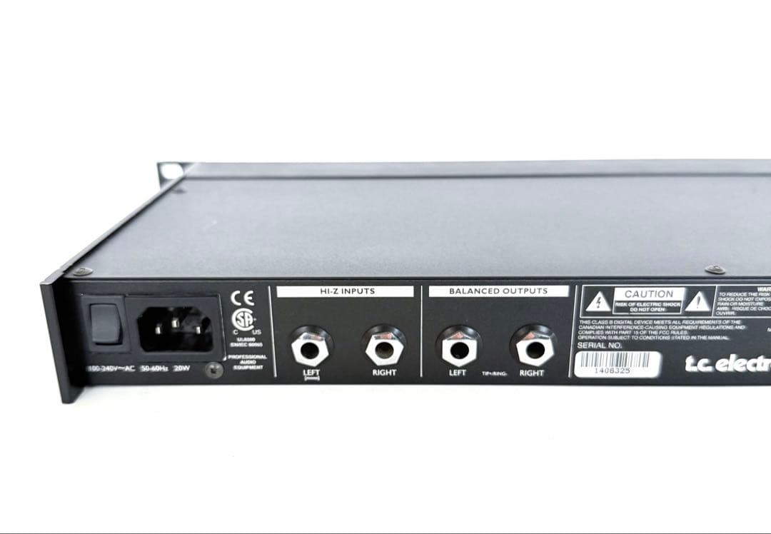 TC Electronic G-FORCE Multi Effects Processor Operation Confirmed