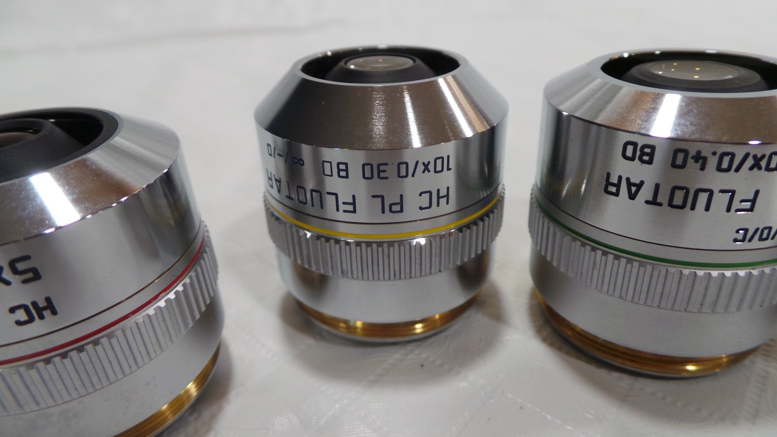 Leica HC PL FLUOTAR BD / PL Fluotar BD Objective Lens SET***