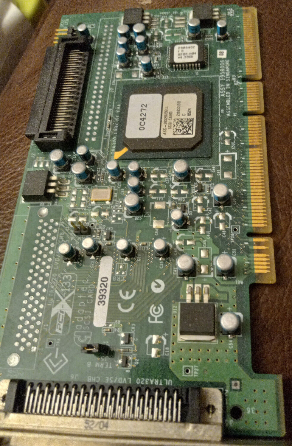 Genuine Adaptec Dell Ultra U320 PCIx SCSI RAID Card ASC-39320/Dell
