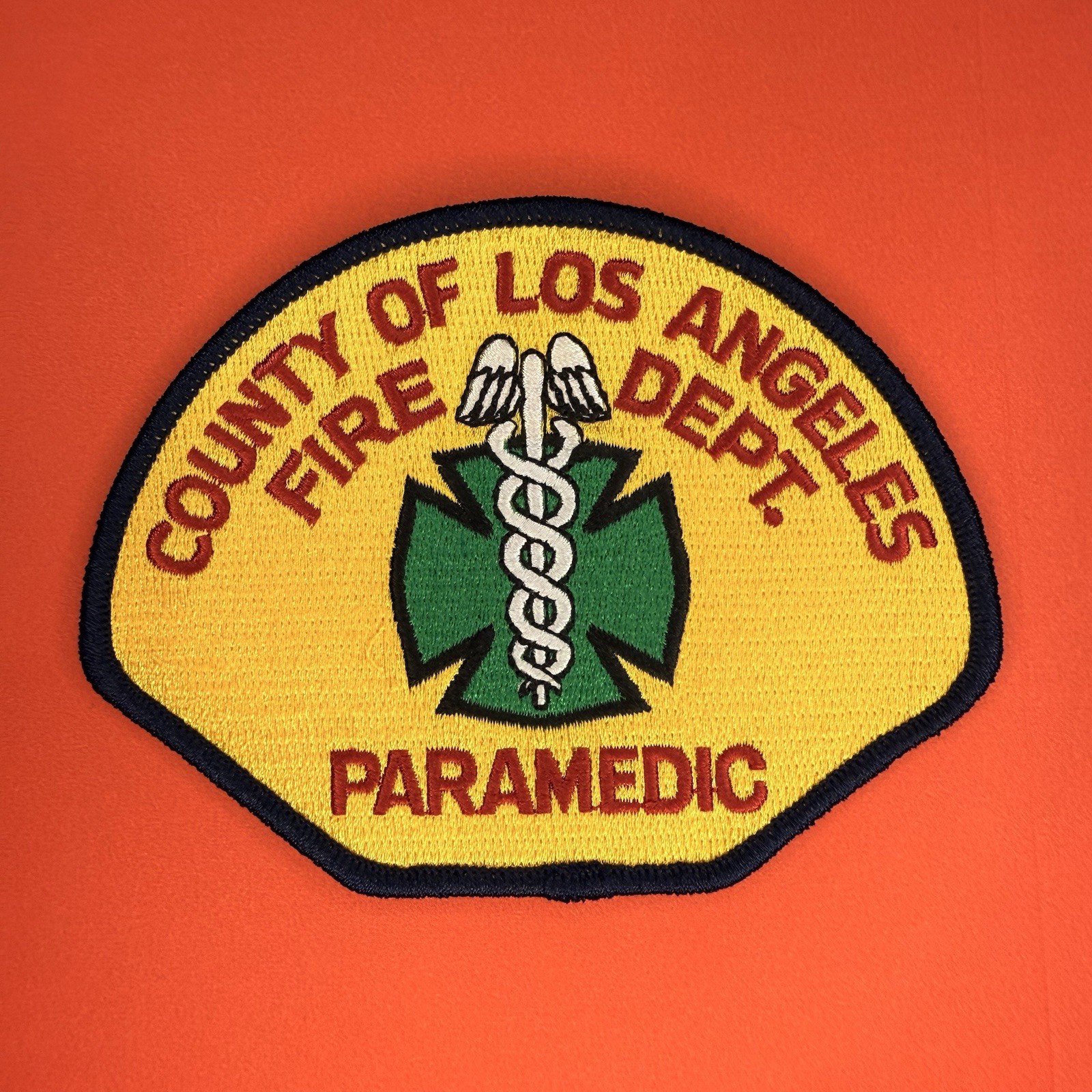 Los Angeles County California Fire Department Paramedic Firefighter Patch