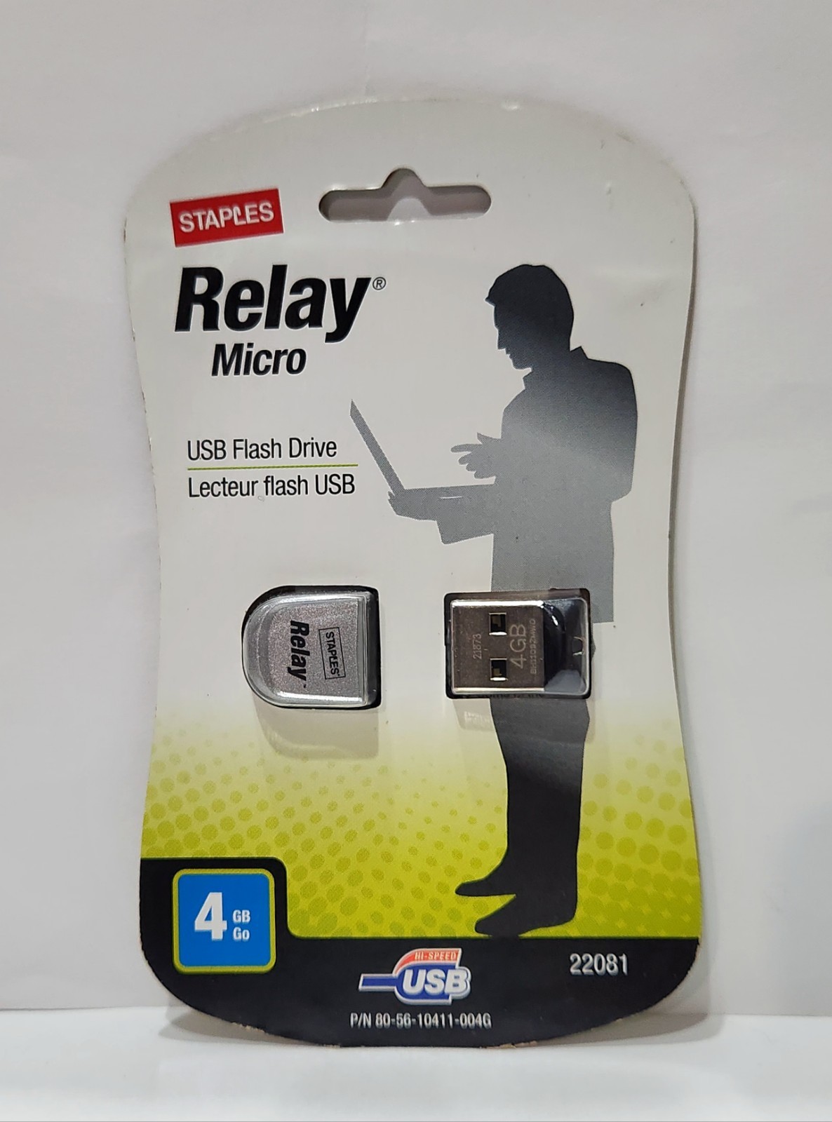 Staples Relay Micro 4GB USB Flash Drive - New in Original Packaging